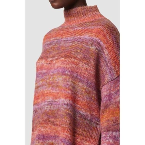 HUDSON JEANS Space Dye Mock Neck Sweater - NWT - Picture 5 of 6